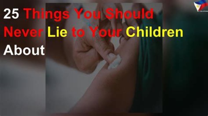 25 Things You Should Never Lie to Your Children About