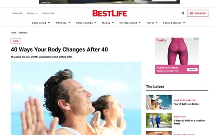 40 Ways Your Body Changes After 40