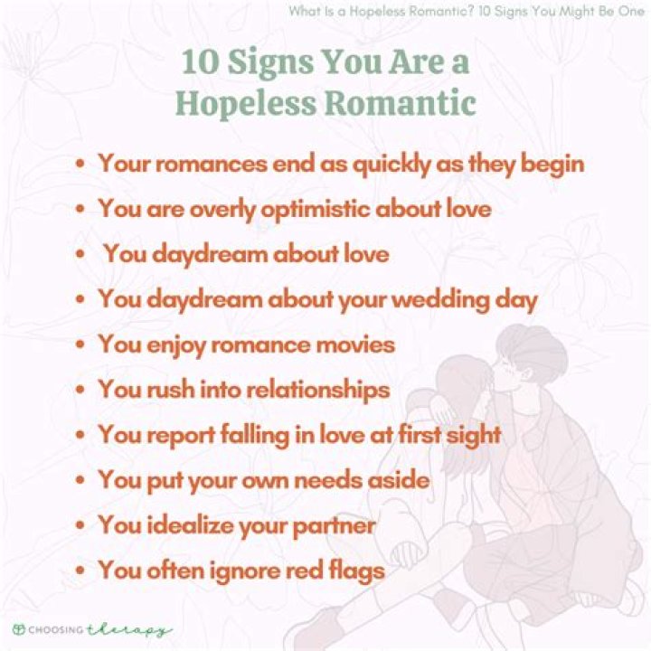 8 Signs You're a Hopeless Romantic, According to Relationship Experts
