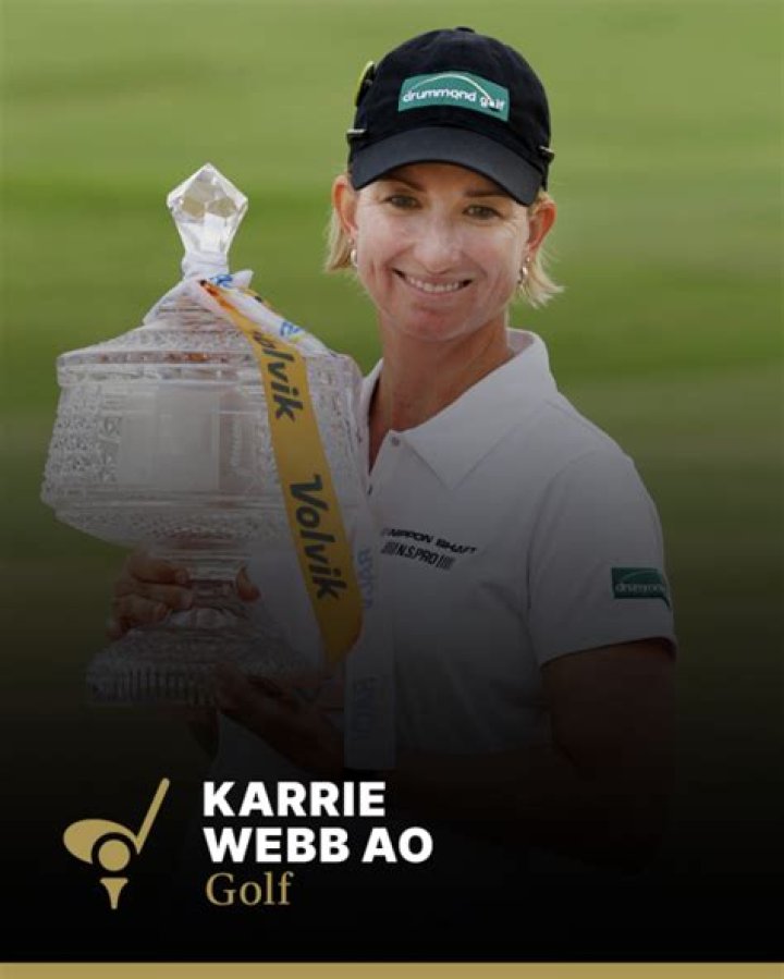 An Australian Professional Golfer, Karrie Webb has collected a net worth over $15 million.