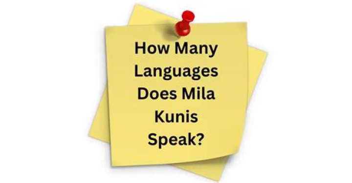 Does Mila Kunis Speak Spanish?