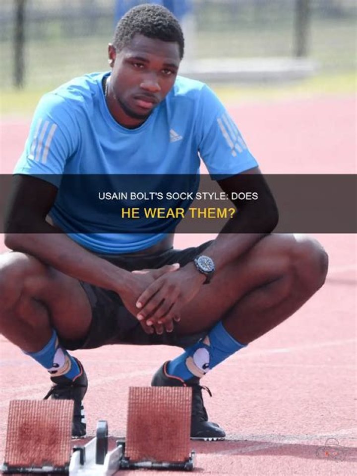 Does Usain Bolt Wear Socks?