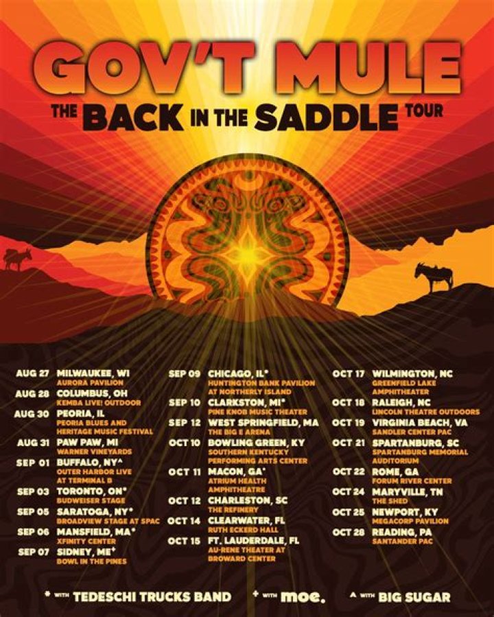 Gov’t Mule Announces Dark Side Of The Mule Tour For Summer 2023