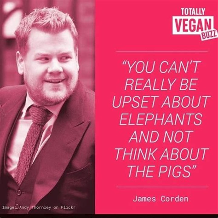 Is James Corden Vegan?