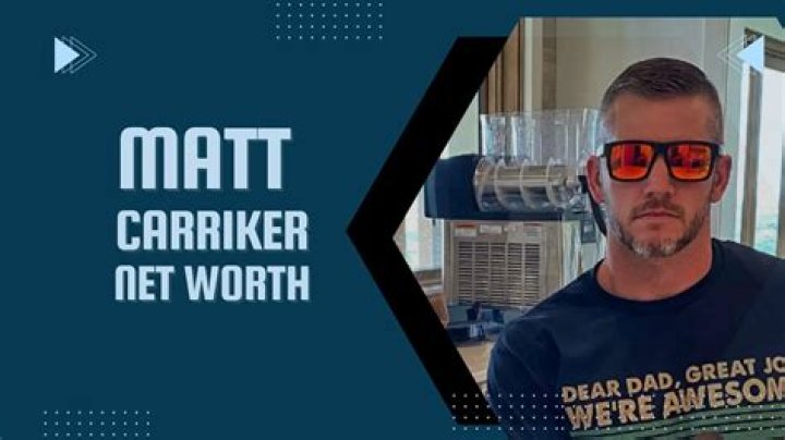 Matt Carriker net worth, income and estimated earnings of Youtuber channel