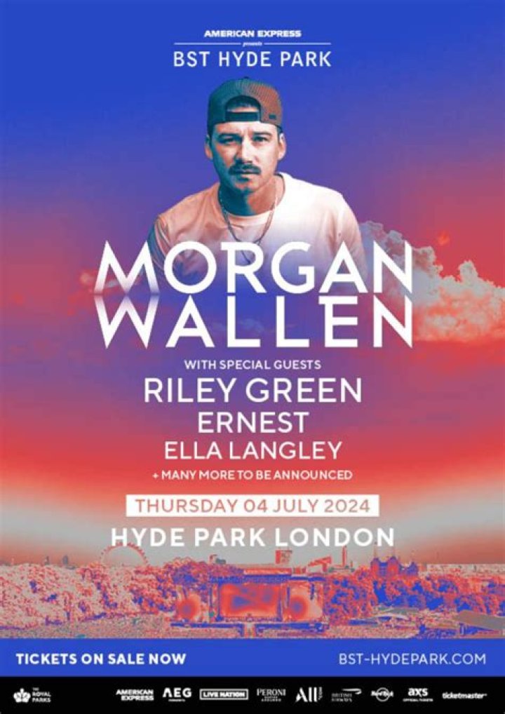 Morgan Wallen Announced For A BST Hyde Park Show