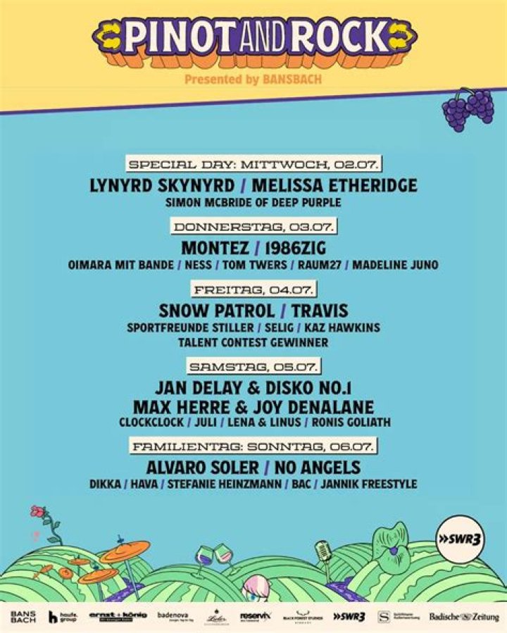 New German Rock Festival Set To Launch In 2024 – ‘Pinot And Rock’