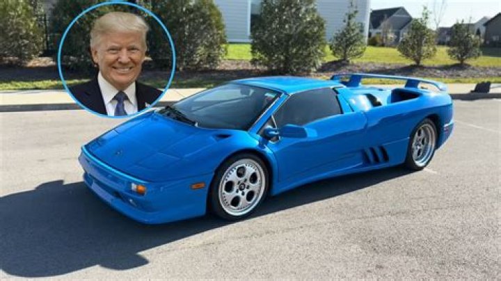 Now You Can Buy Donald Trump's Rare Lamborghini Diablo