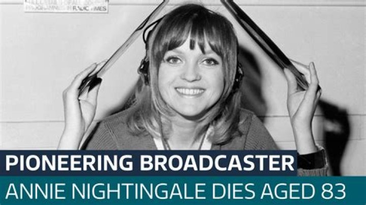 Pioneering First Female BBC Radio 1 DJ Annie Nightingale Dies At 83