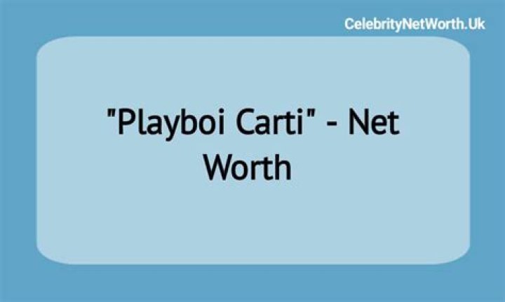 Playboi Carti Net Worth | Celebrity Net Worth