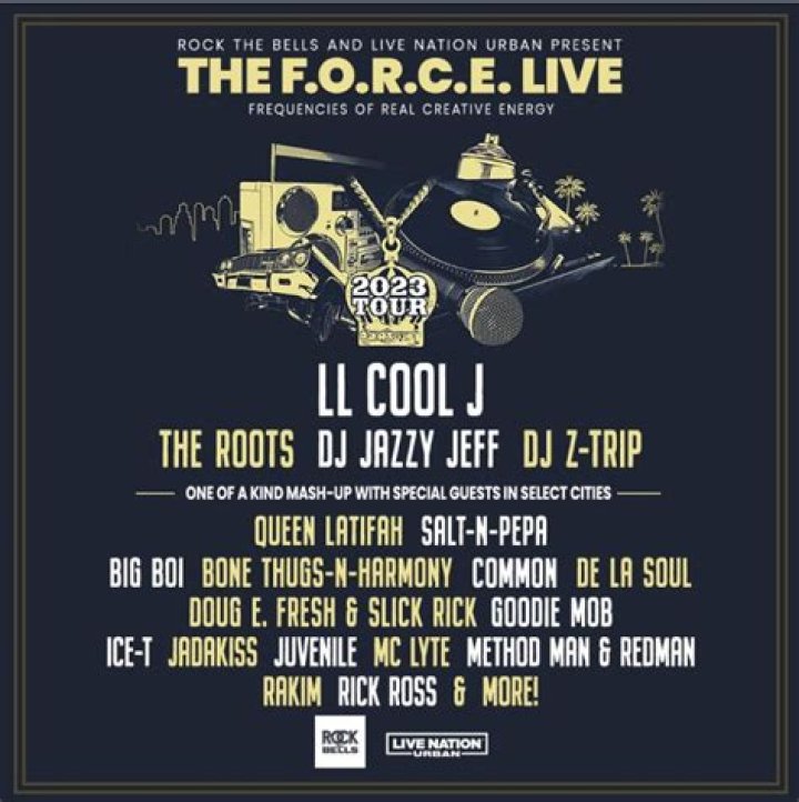 Rock the Bells & Live Nation Urban Announce The F.O.R.C.E Tour With LL Cool J