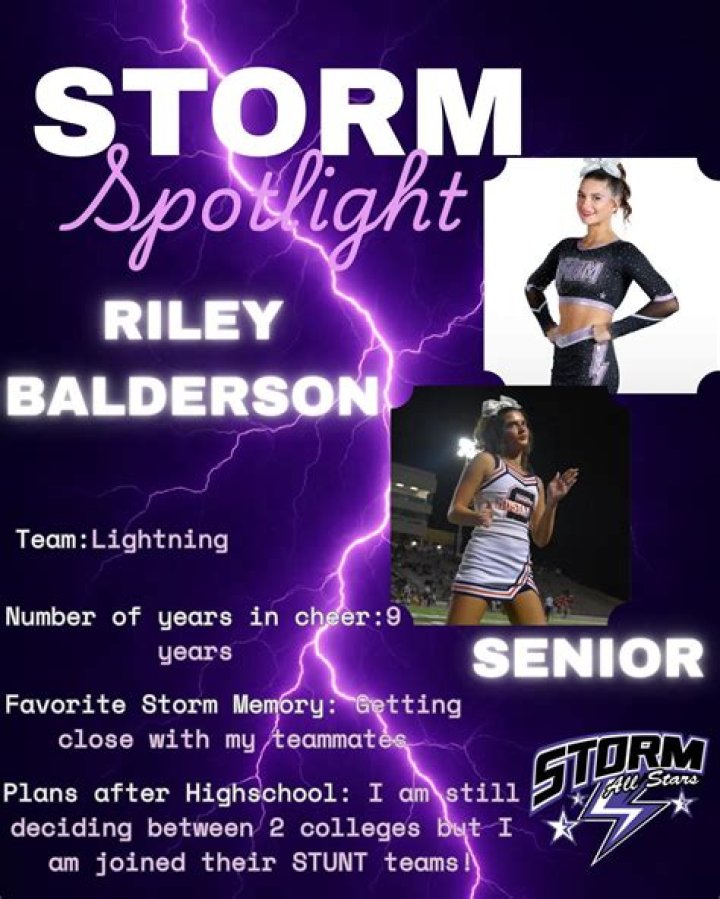 Storm balderson video statistics