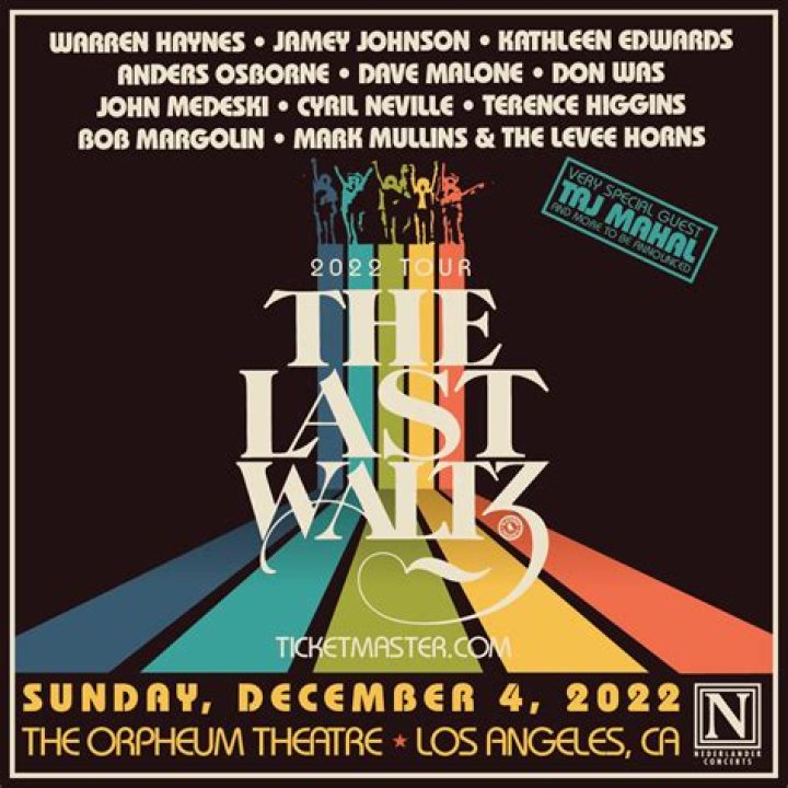 The Last Waltz Tour 2022 With Warren Haynes, Don Was, Jamey Johnson, John Medeski, and More Adds Additional Dates