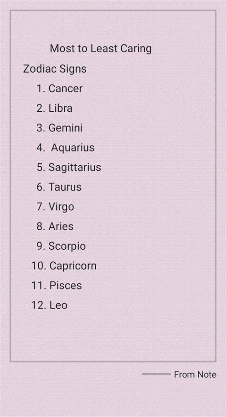 The Least Caring Zodiac Sign, According to Astrologers