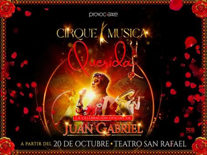 The Music Of The Late Mexican Juan Gabriel To Be Featured In A New Production By Cirque Musica
