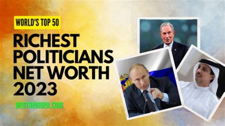 Top 50 Richest Politicians